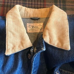 POLO Ralph Lauren Denim Dungaree Men’s Jacket - L